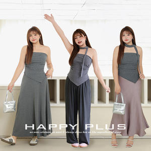 Chemisier Halter à Volants et Taille Cintrée Gris Imprimé Petites Fleurs Grande Taille pour Femme en Fibre de Viscose Haute Élasticité N9222 - Product Image 5