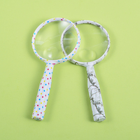 GUANYIDA ODM Customized Lightweight Handle Handheld Acrylic Lens Magnifier 75mm Diameter High Clarity Model G-888A-075 Everyday