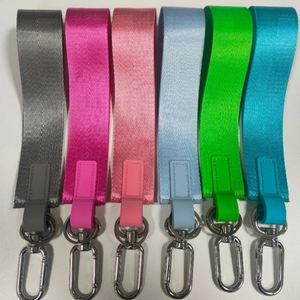 OEM ODM Custom Jacquard Nylon Keychain with Zinc Alloy Clasp Durable for Souvenir Use - Product Image 1