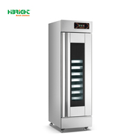 Série de luxe 13 plateaux 1 porte électrique en acier inoxydable porte Proofer bouton contrôle armoire de Fermentation
