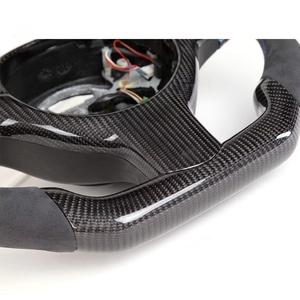 Volante deportivo de fibra de carbono M3 E46 para modelos <span class=keywords><strong>BMW</strong></span> compatibles con 330CI 2004 325i E39 E53 E90 E91 E92 E93 E60 E70 E82 E87 - Product Image 5