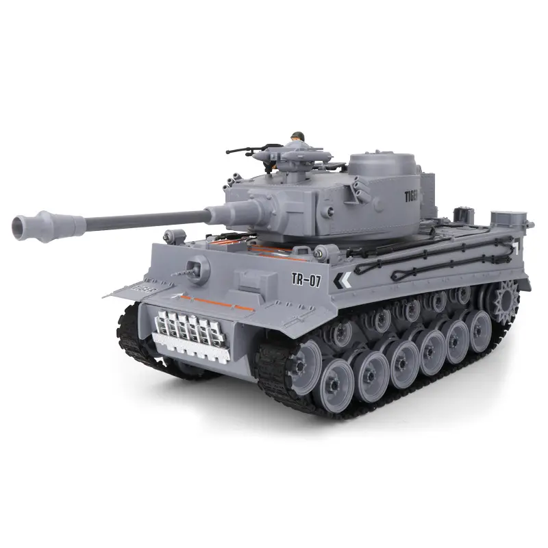 2.4G 1: 16TH รถถังรัสเซีย T-72 RC หลัก7.0รถถังยิงมืออาชีพ