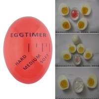 Minuterie de changement de couleur d'oeuf de cuisine portable cuisinier faire bouillir des oeufs thermomètre outils de minuterie