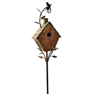Casa para Pájaros de Metal para Jardín, Proveedor Indio, con Revestimiento Resistente al Óxido, para Decoración de Exteriores, Disponible para la Venta - Product Image 4