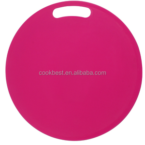 Plastic Cutting Thin 1Cm <strong>Wood</strong> <strong>40Cm</strong> With Handle Food Grade Kitchen Tools <strong>Round</strong> Shape Plastic Cutting Wall Mounted <strong>Chopping</strong> <strong>Boards</strong> - Product Image 2