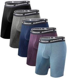 Caleçons sculptants taille haute grande taille pour hommes, résistants à la transpiration, avec ceinture anti-roulement, pour hommes en surpoids, confort quotidien - Product Image 1