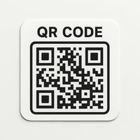 Étiquettes autocollantes en vinyle brillant imperméables pour l'emballage, la publicité, la décoration, personnalisez votre propre autocollant QR de marque personnalisé