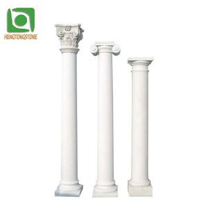 Ornamenti da Giardino in Pietra Naturale, Colonna Romana in Marmo - Product Image 2