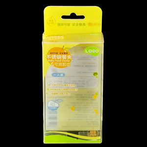 Boîte d'emballage transparente sur mesure en PP, PVC, PET, <span class=keywords><strong>vinyle</strong></span>, plastique ou acétate pour pinces de service de <span class=keywords><strong>buffet</strong></span> - Product Image 2