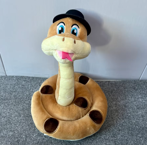 Home Decor <strong>Snake</strong> <strong>Plush</strong> Toy <strong>with</strong> <strong>Hat</strong> PP Cotton Stuffed Animal Toy for Home Decoration - Product Image 4