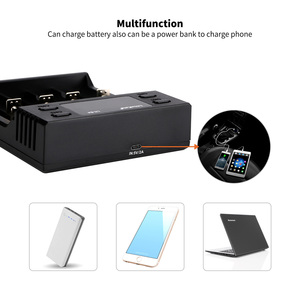LiitoKala lii-S4 doble ranura <span class=keywords><strong>18650</strong></span> cargador de batería 1,2 V 3,7 V 3,2 V AA/AAA 26650 21700 NiMH - Product Image 4