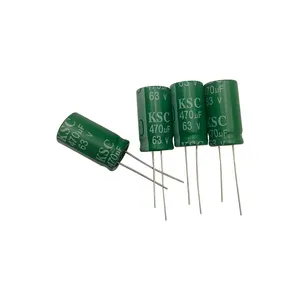Factory Supply 470uf 63v Dip Electrolytic Capacitor 63v Dip Electrolytic Capacitor