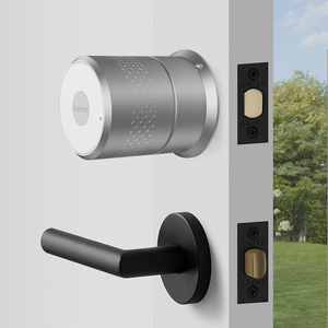 Serrure de porte intelligente Tuya avec empreinte digitale, contrôle à distance pour maison intelligente, serrure sans fil <span class=keywords><strong>WiFi</strong></span>, cylindre d'origine, clé découpée - Product Image 3