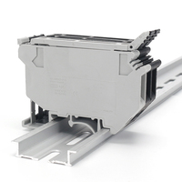 Bloc de bornes de fusibles UK5-HESI pour fusibles 5x20mm, connexion par vis, montage sur rail DIN, protection de circuit industrielle