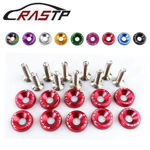 Juego de tornillos y arandelas de aleación de aluminio JDM M6 Titanium Rainbow para decoración de baterías de coche, guardabarros y matrículas - Product Image 4