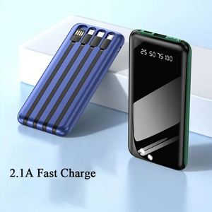 Wholesale Built-In Cable Power Bank Fast <b>Charging</b> 20000mah Mobile Supply Custom - Product Image 1