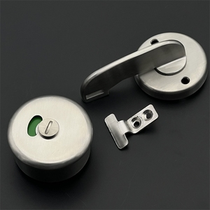 Cerraduras de Puerta de Acero Inoxidable 304 Reforzadas, Accesorios de Ferretería para Divisiones de Baños Públicos con Indicador de Ocupación - Product Image 3