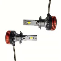 Phares LED pour voiture GNLI, M8, haute puissance, 55W, super lumineux, 12V, 6500LM, H11/H79005, compatibilité universelle, 3000K, garantie 1 an