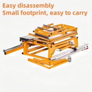 Sierra de mesa deslizante de brazo basculante de <span class=keywords><strong>aserradero</strong></span> móvil superventas de WANJIA utilizada para carpintería y máquina de sierra de panel de corte de madera - Product Image 4