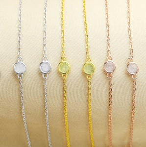 Biseles redondos Ajustes de <span class=keywords><strong>collar</strong></span> de <span class=keywords><strong>leche</strong></span> <span class=keywords><strong>materna</strong></span> de recuerdo con 6 biseles <span class=keywords><strong>Collar</strong></span> de plata en blanco de resina Suministros de bricolaje - Product Image 3