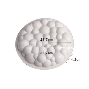 Irregular Round Bubble Surface Silicone Mold For DIY Baking Cake Tools 1 Piece - Product Image 5