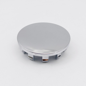 Cache-moyeux de roue noirs universels de 60 mm, sans logo, compatibles avec les autocollants de logo de 56 mm - Product Image 1