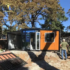 Installation de vie personnalisée: Installation facile 20ft maisons de construction préfabriquées