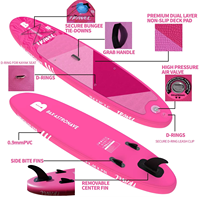 En stock planches de sup gonflables planches à pagaie planche à pagaie debout jeu d'eau surf accessoires standard Isup