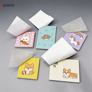 Bloc de Notas con Diseño de Animales de Dibujos Animados Coloridos, 50 Hojas Cada Uno, Sin Adhesivo, para Oficina, Escuela, Escritura - Product Image 1