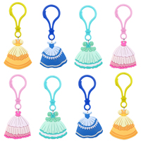 Porte-clés personnalisé en PVC souple 3D avec logo, série Princesse, commande d'échantillons bienvenue, cadeau, commande en gros, bonus premier achat, frais de port réduits, directement de l'usine
