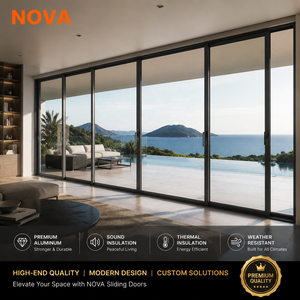 <span class=keywords><strong>Porta</strong></span> <span class=keywords><strong>Scorrevole</strong></span> in Alluminio NOVA con Certificazione NFRC, Porte con Vetri Antiuragano, <span class=keywords><strong>Porta</strong></span> <span class=keywords><strong>Scorrevole</strong></span> Antiuragano Miami Dade - Product Image 2