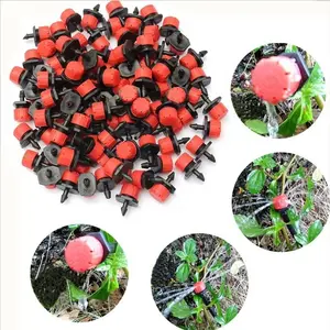 Adjustable Agriculture 8 Holes Micro Drip Irrigation Emitter Anti-clogging Automatic Garden Dripper