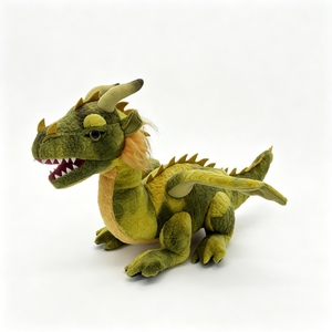 Peluche Drago della Foresta Realistico Personalizzabile con Logo e Dimensioni, Fornitura all'Ingrosso per Negozi di Giocattoli e Souvenir - Product Image 3