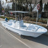 Bateau de pêche chinois en fibre de verre de 19 pieds, produit à Qingdao