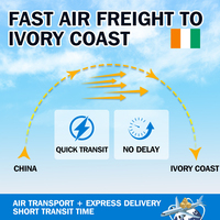 Transitaire Aérien et Express de Chine vers la Côte d'Ivoire, Service d'Expédition Porte à Porte