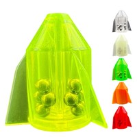 Perles sonores en plastique pour appâts, grelots pour la pêche au silure, grelots en ligne pour la pêche au silure, attractifs