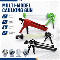 Pistola de calafateo OEM lista para usar de 600 ml, sellado de juntas, liberación rápida, mango suave, herramienta de construcción para molduras de madera, pistola de silicona reutilizable