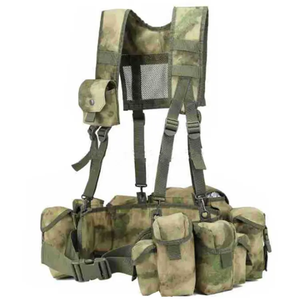 טען טקטי Carrier Vest עומס נושאות ציוד מרופד קרב חגורת חזה <span class=keywords><strong>Rig</strong></span> Combat חגורה עם שקיות - Product Image 4