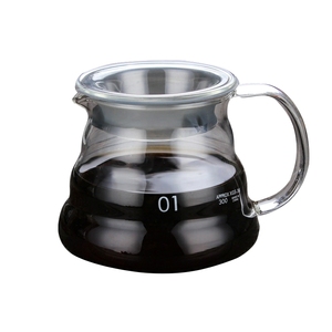 Bouilloire de café chaud pour serveur, ensemble de théière, verres résistants à la chaleur, réutilisable, <span class=keywords><strong>prix</strong></span> d'usine - Product Image 2