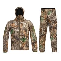 Cardigan à capuche en polyester camouflage pour la chasse, la pêche et la randonnée, style européen et américain, best-seller, motif camouflage arboricole
