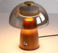Lampe de bureau rétro de luxe, style européen classique, lampe de chevet élégante, lampe de table en verre pour la décoration de la maison