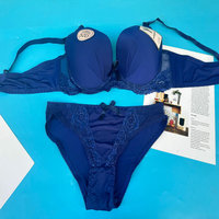 Ensemble soutien-gorge et culotte grande taille pour adolescentes, modèle YRF032, tailles 42-52D, avec couleurs variées, vente en gros, offre spéciale