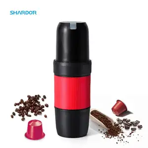 Factory New 15 Bar Portable Mini Coffee Maker Capsules & Ground Coffee Travel Camping Office Home Electric Espresso Machine