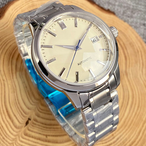 Tandorio <span class=keywords><strong>GS</strong></span> Elegance Montre NH35 Auto 200M WR Double Dôme Saphir Date Bande En Acier Inoxydable Business Casual - Product Image 4