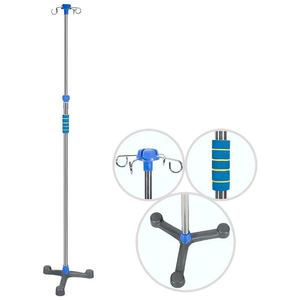 Soporte de Infusión Mecánico Ajustable en Altura, Soporte para Soluciones Salinas para Emergencias, Quirófano y Uso Médico - Product Image 1