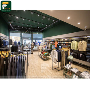 Exhibidor de Ropa de Lujo para Minoristas, Mueble de Presentación de Prendas con Estantes de Vidrio, Unidad de Exhibición Comercial - Product Image 3