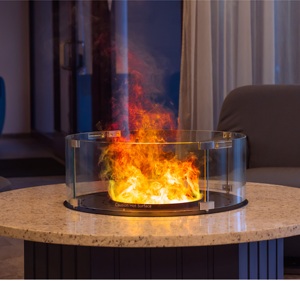 Chimenea de Agua <span class=keywords><strong>3D</strong></span> Inteligente Inno Living con Llamas Coloridas, Compatible con <span class=keywords><strong>Google</strong></span> Home, Gran Venta - Product Image 2