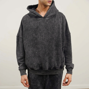 Sudadera con Capucha Personalizada de Corte Regular, Premium, de Algodón Grueso, con Bolsillo, Resistente al Viento, para Invierno, Unisex, Estilo Urbano, OEM, ODM, Venta al Por Mayor - Product Image 1