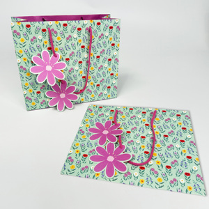 Bolsa <span class=keywords><strong>de</strong></span> Papel para Compras con Logotipo Personalizado, Bolsa <span class=keywords><strong>de</strong></span> Papel con Asas <span class=keywords><strong>de</strong></span> Cuerda para Compras - Product Image 1
