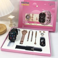 Montre Connectée Unisexe A58 Plus en Verre Quartz, Étanche IP67, 8-en-1 pour le Sport, Bracelet en Acier Inoxydable, Boîtier en Alliage, Grand Écran LCD et Réveil